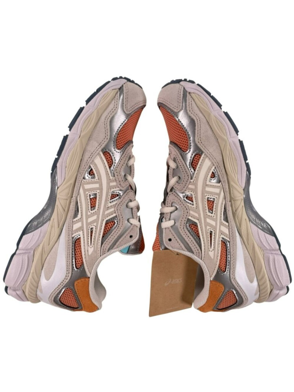 ASICS GEL-NYC Terracotta/Cream Sneakers 1203A303-600 Men's Sz 7 Women's 805 NEW - Picture 4 of 11